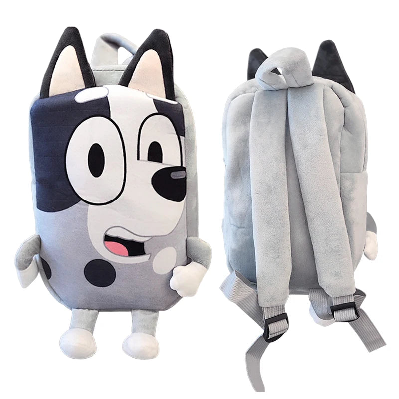Bluey Plush Bag Bingo Children Backpack Anime Peripherals Muffin Cartoon Dog Elementary School Schoolbag Toddler Plushies Toys