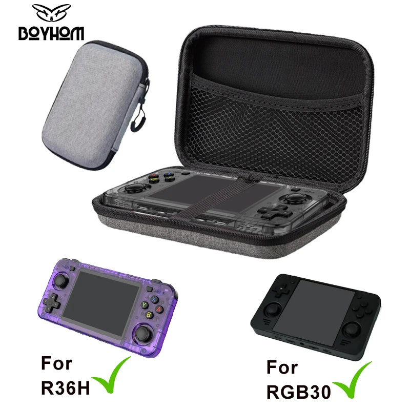 BOYHOM Professional EVA Carrying Case for R36H/R36PLUS/RGB30 - Water-Resistant Console Protector with Storage Pockets