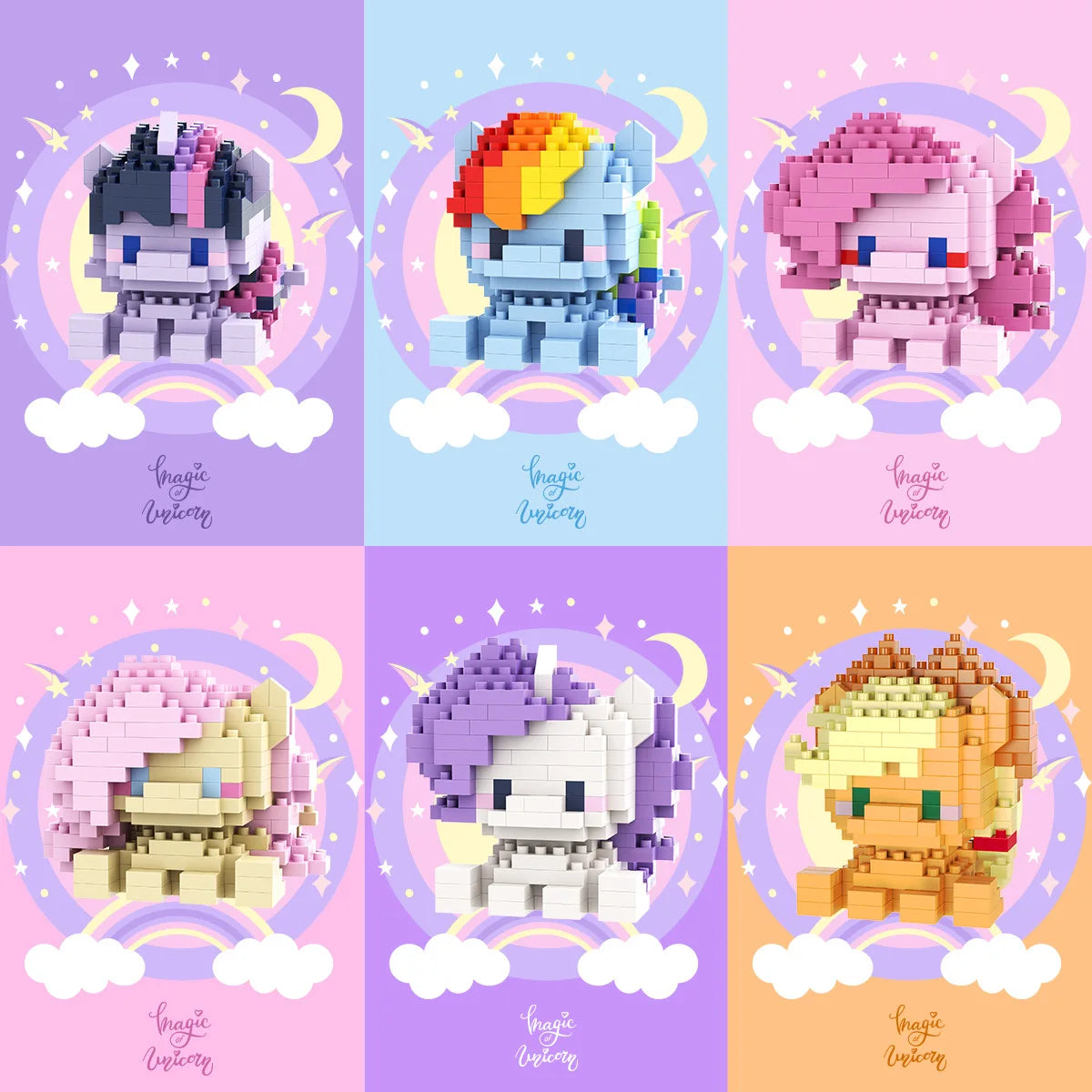 My Little Pony Building Blocks Lega Equestria Girls Figure Twilight Sparkle Building Blocks Cartoon Character Toys For Children