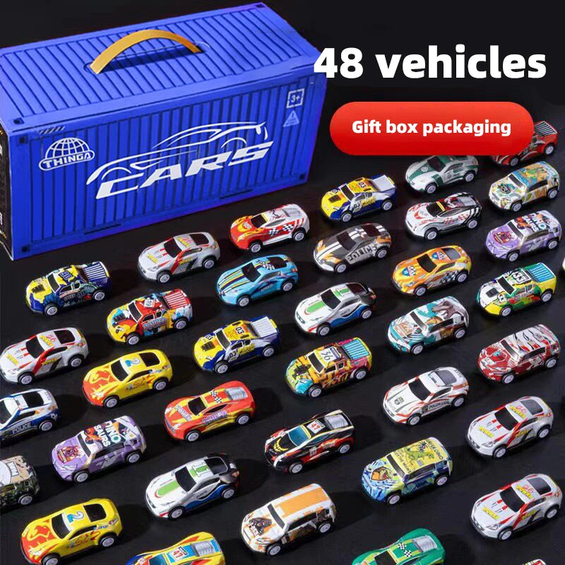 Unmissable Christmas Offer: Half-Price Set of 48 Mini Pull-Back Cars + Garage!