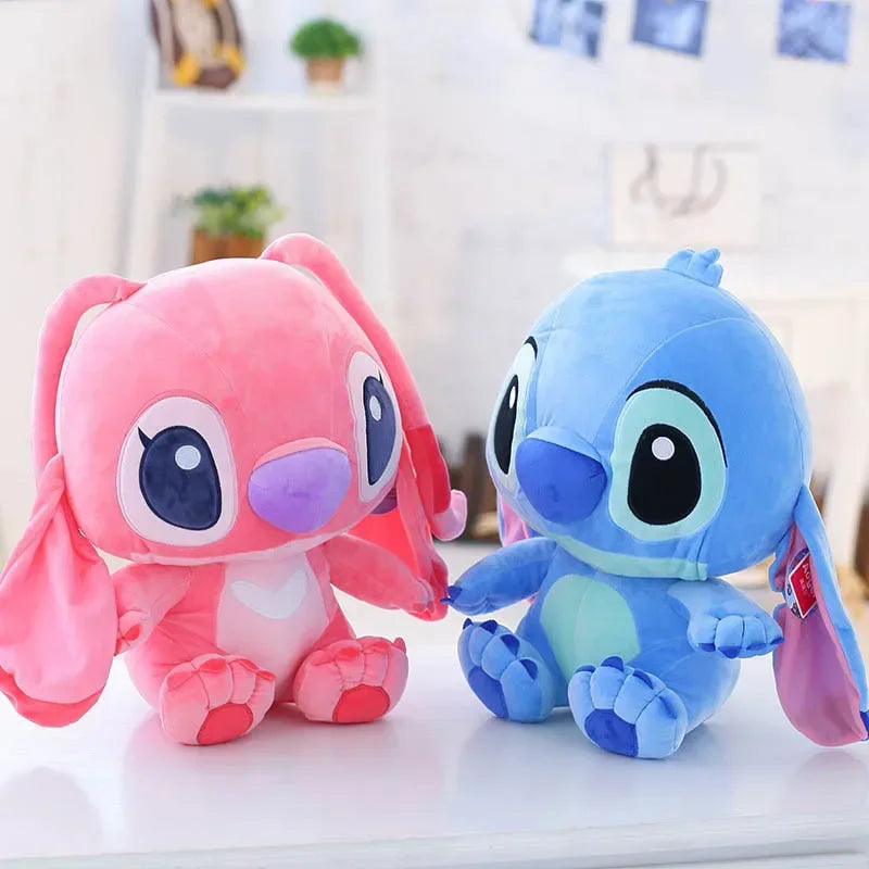 Disney Lilo&Stitch Plush Doll Toys Anime Cartoon Blue Stitch Plush Stuffed Plush Angel Plush Dolls Kids Gift Toys