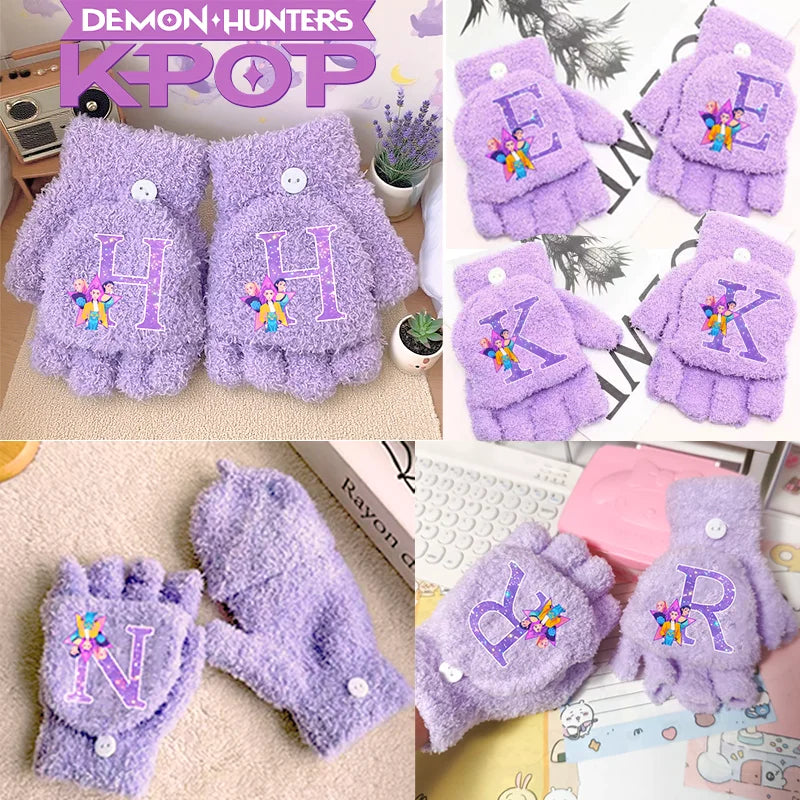 K-POP HUNTRIX LetterFlip Gloves
