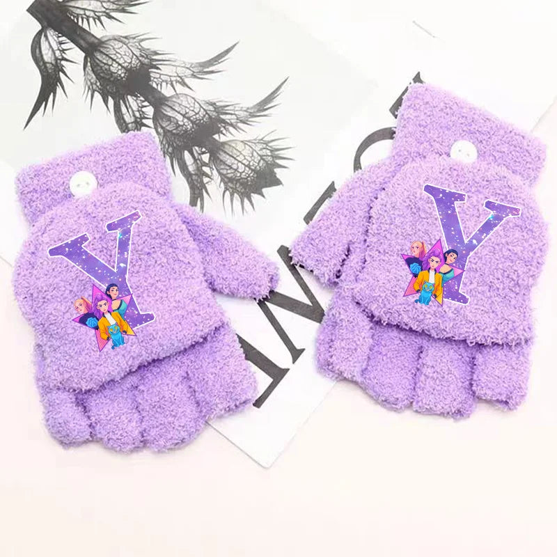 K-POP HUNTRIX LetterFlip Gloves