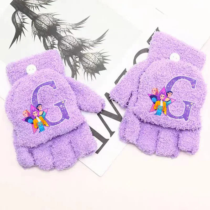 K-POP HUNTRIX LetterFlip Gloves