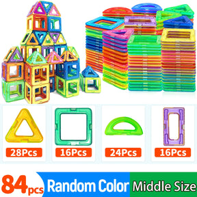 Magnetic Building Blocks DIY Magnets Toys medium size STEM Toys Construction Toys Learning Educational Magnet Toys