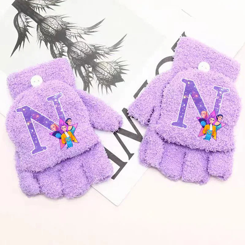 K-POP HUNTRIX LetterFlip Gloves