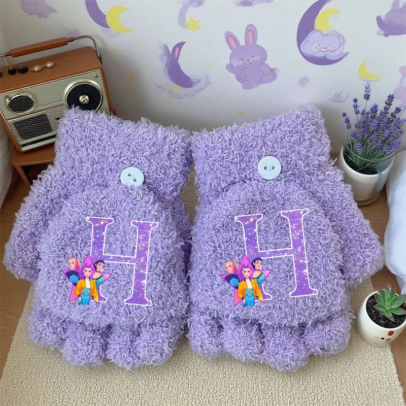 K-POP HUNTRIX LetterFlip Gloves