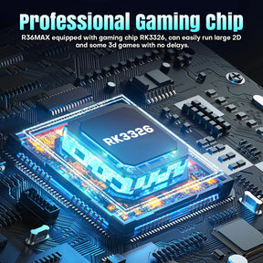 AISLPC R36PRO Retro Handheld: 3.5" IPS, 64/128GB/30000+ Classics Game Linux OS Crisp HD Visuals Expandable 256GB TF Card Support