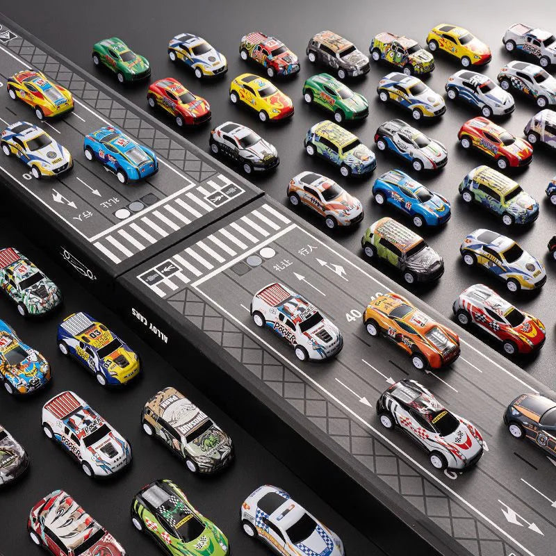Unmissable Christmas Offer: Half-Price Set of 48 Mini Pull-Back Cars + Garage!