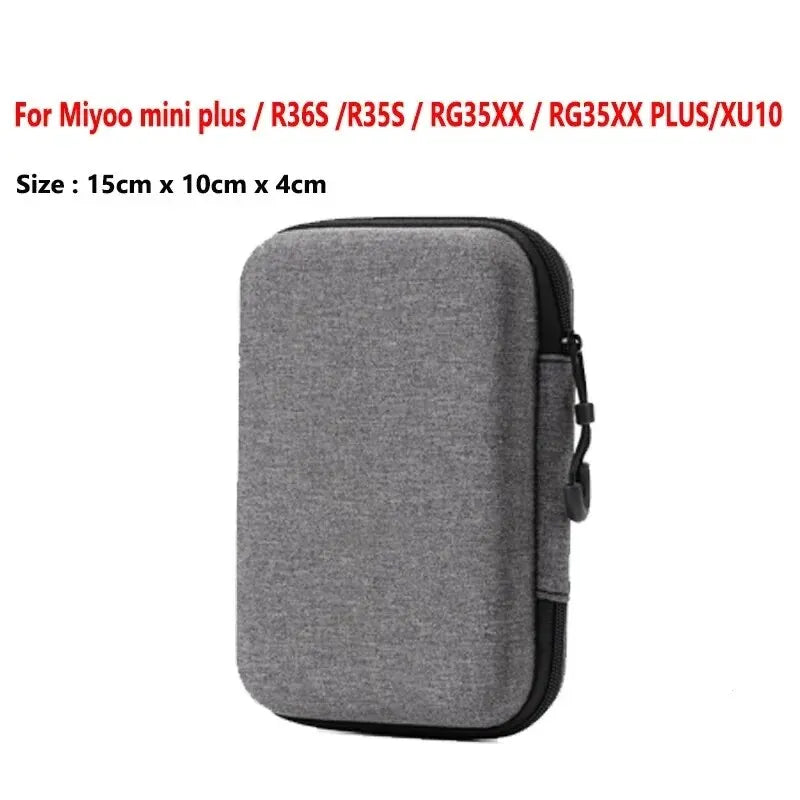 TOP Protect Game Storage Case for Miyoo Mini Plus R36S R35S Portable Storage Console Bag Carry Case for Anbernic RG35XX Plus