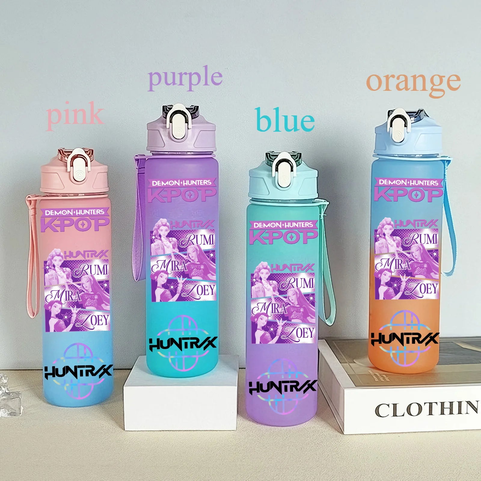 750ML  Kpop Plastic Water Cup