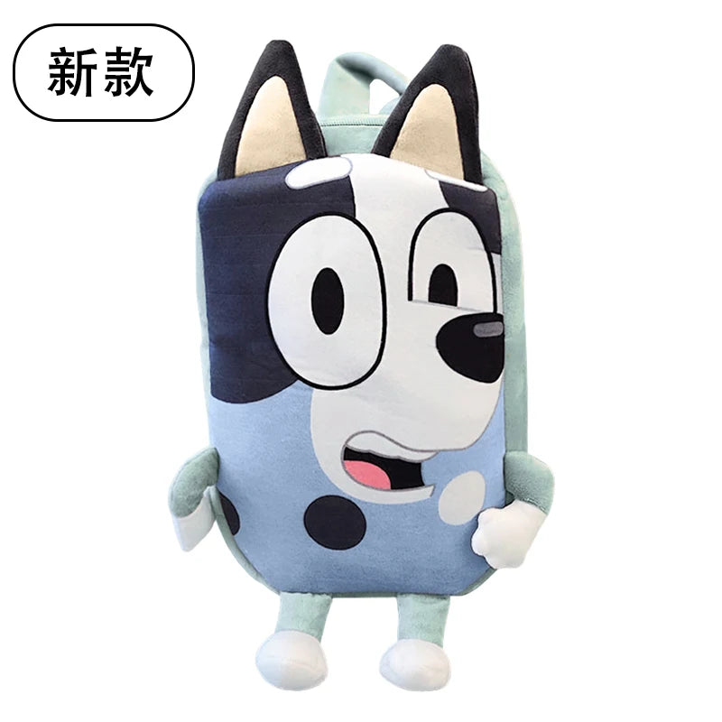 Bluey Plush Bag Bingo Children Backpack Anime Peripherals Muffin Cartoon Dog  Elementary School Schoolbag Toddler Plushies Toys