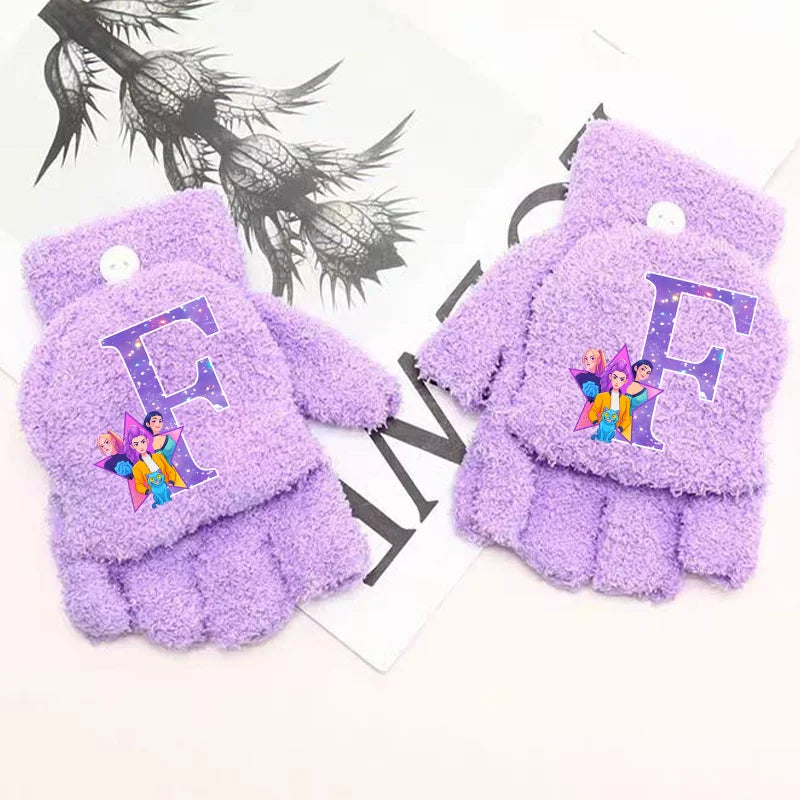 K-POP HUNTRIX LetterFlip Gloves