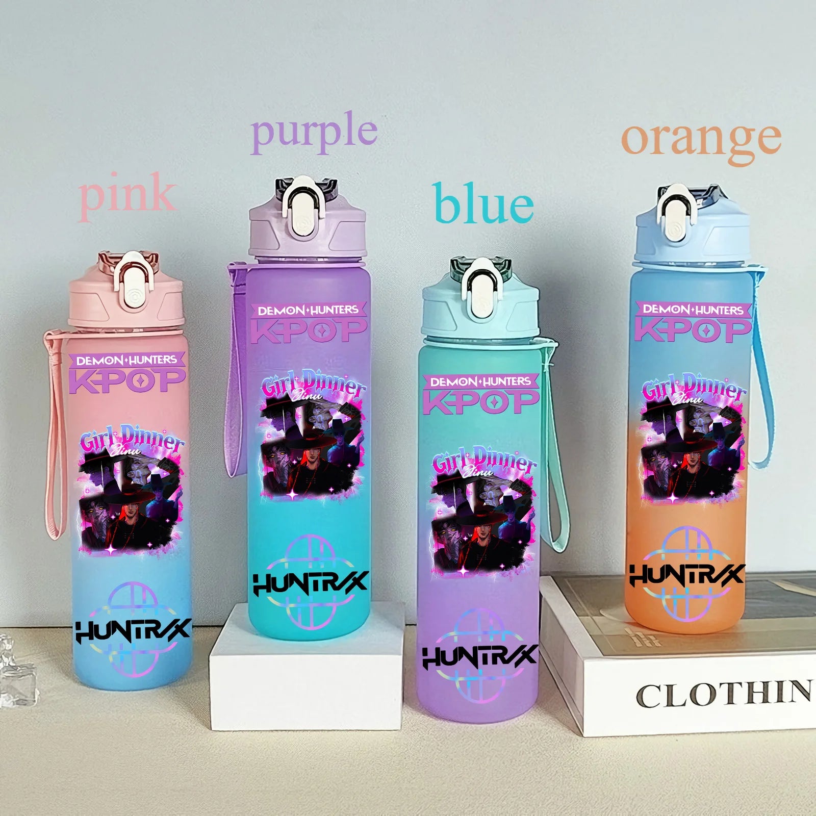 750ML  Kpop Plastic Water Cup