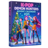 In stock Christmas K-pop Demon Hunting 24pc Advent Calendar Surprise Blind Box K pop Dolls Halloween Boxes Figure Gifts Kid Toys