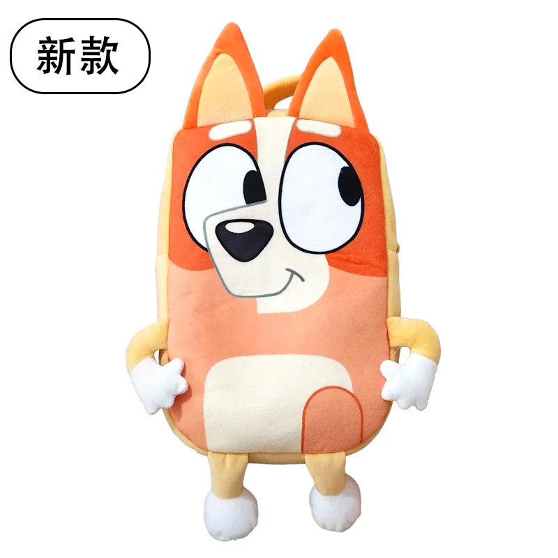 Bluey Plush Bag Bingo Children Backpack Anime Peripherals Muffin Cartoon Dog  Elementary School Schoolbag Toddler Plushies Toys
