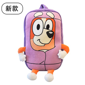 Bluey Plush Bag Bingo Children Backpack Anime Peripherals Muffin Cartoon Dog  Elementary School Schoolbag Toddler Plushies Toys
