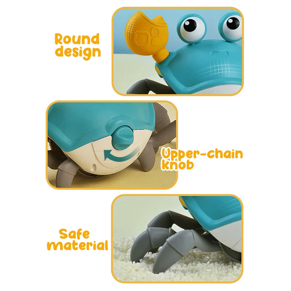 Children's clockwork crab octopus toys can be dragged and swimn