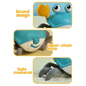 Children's clockwork crab octopus toys can be dragged and swimn