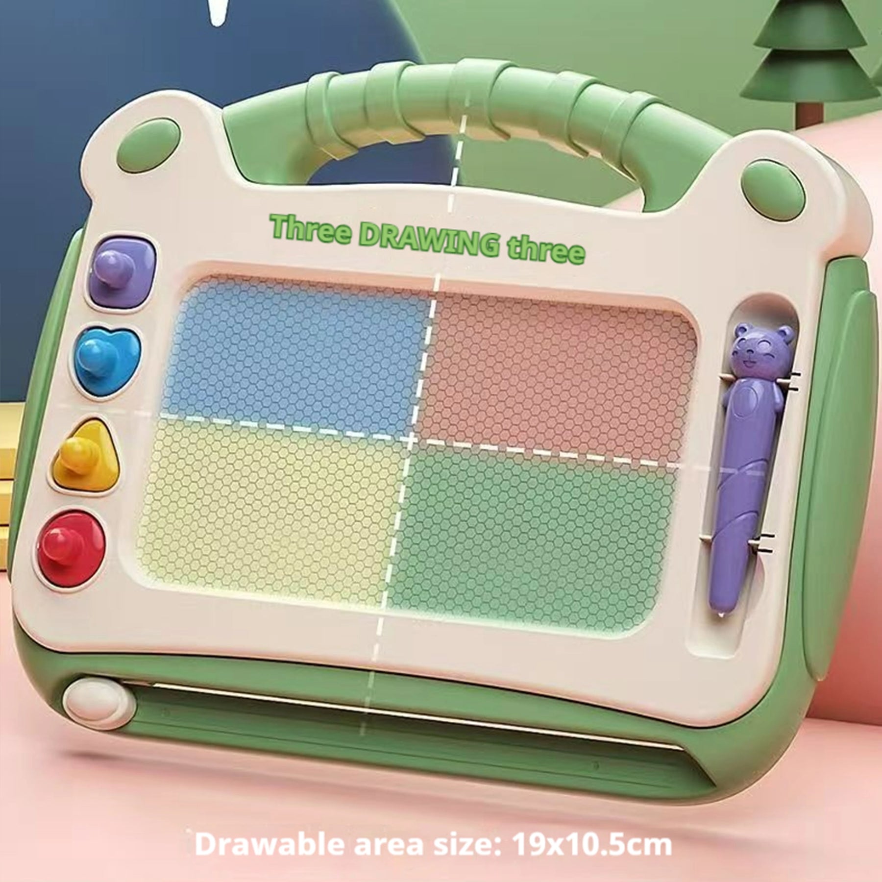 Children Magnetic Drawing Board WordPad Baby Color Graffiti Board Drawing Tool Art Educational Montessori Toy Kids Xmas Gifts