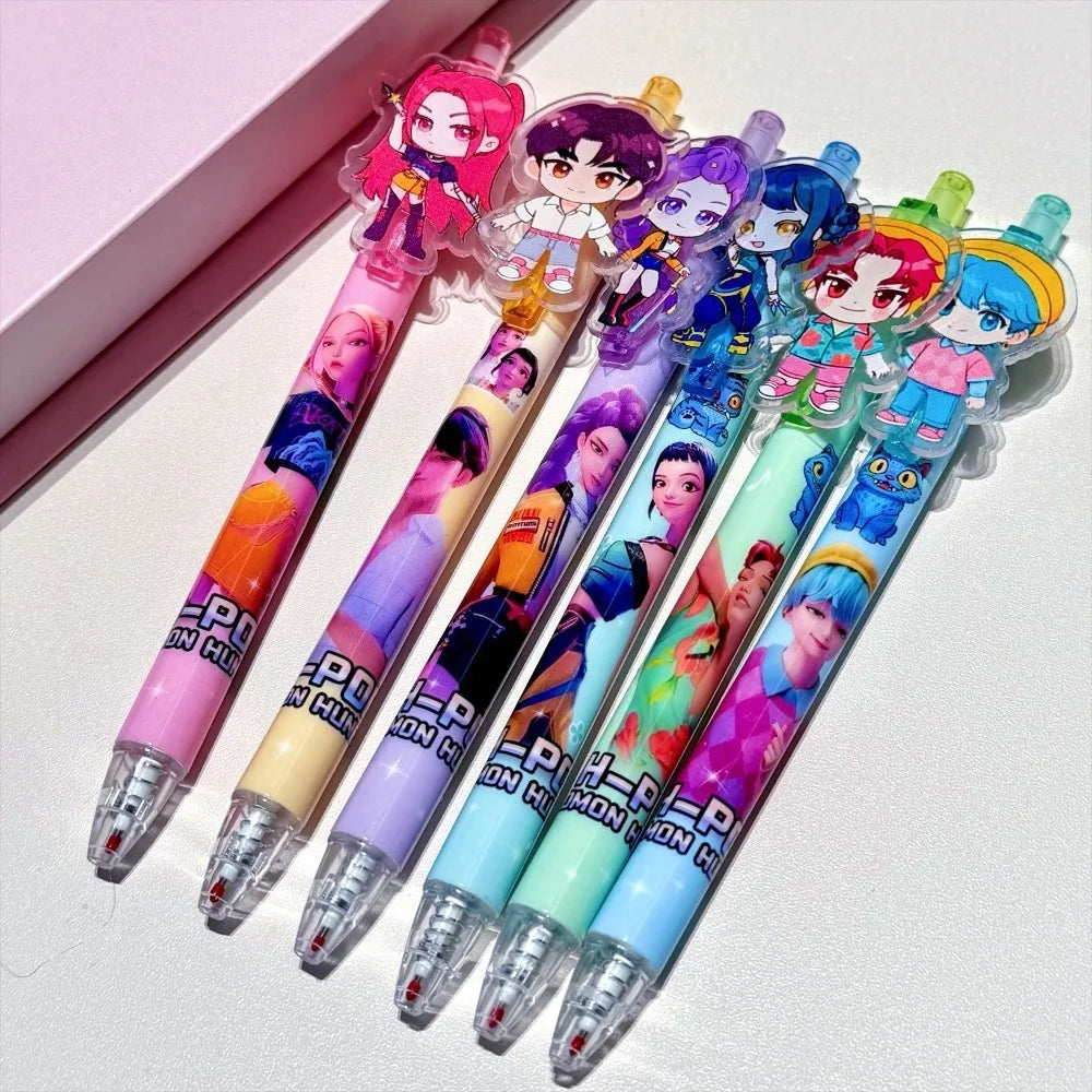 KPop Demon Hunters Huntrix Black Gel Pen