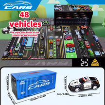 Unmissable Christmas Offer: Half-Price Set of 48 Mini Pull-Back Cars + Garage!