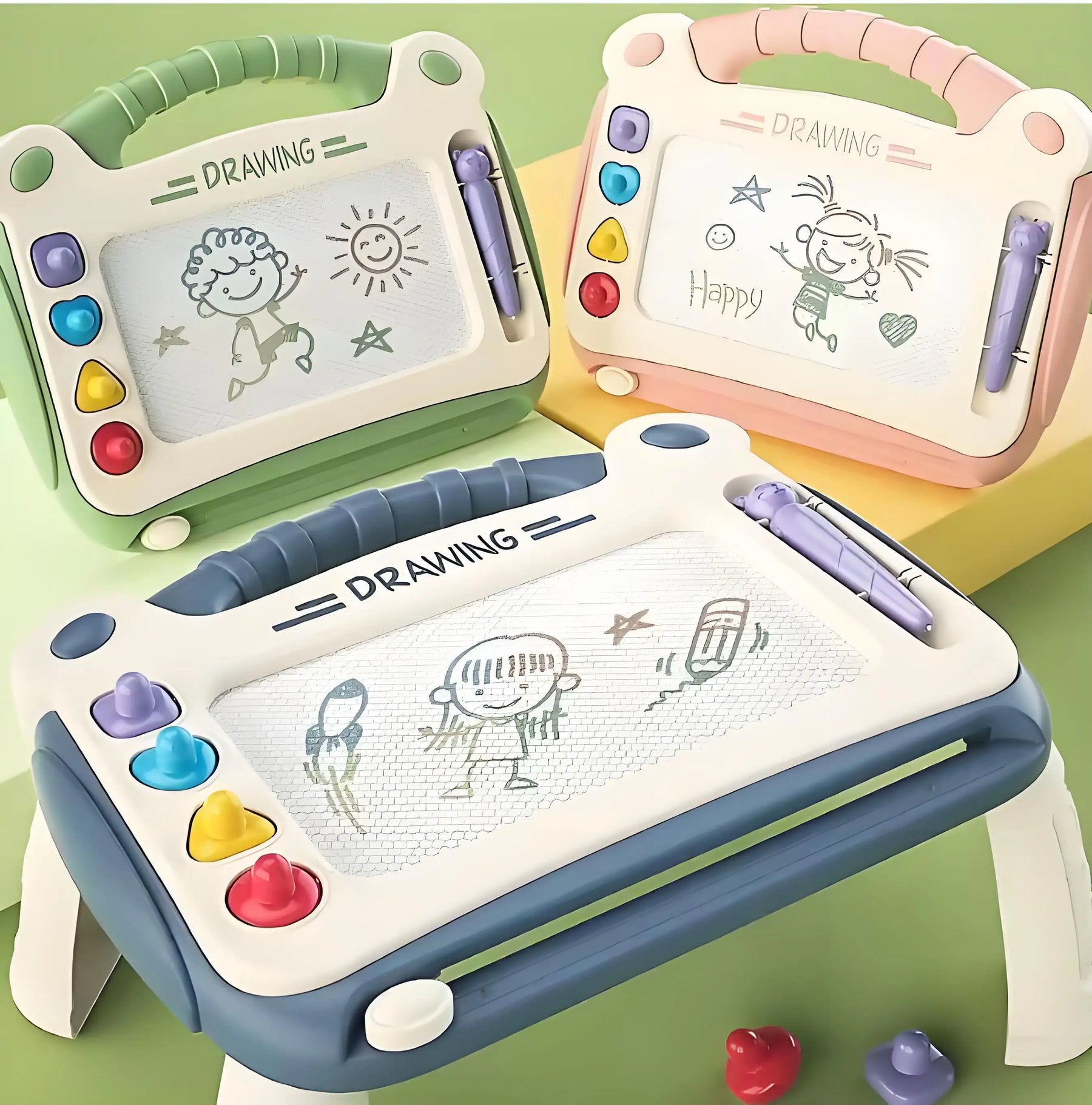 Children Magnetic Drawing Board WordPad Baby Color Graffiti Board Drawing Tool Art Educational Montessori Toy Kids Xmas Gifts