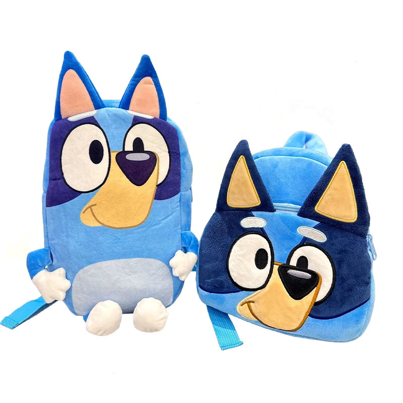 Bluey Plush Bag Bingo Children Backpack Anime Peripherals Muffin Cartoon Dog  Elementary School Schoolbag Toddler Plushies Toys