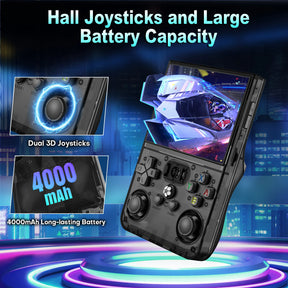 AISLPC R36PRO Retro Handheld: 3.5" IPS, 64/128GB/30000+ Classics Game Linux OS Crisp HD Visuals Expandable 256GB TF Card Support