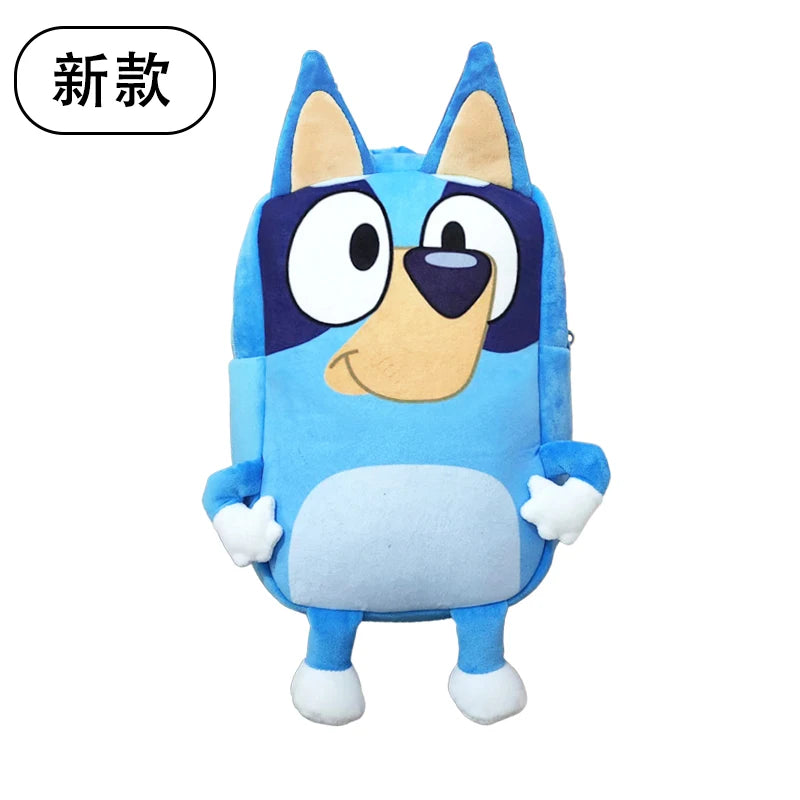 Bluey Plush Bag Bingo Children Backpack Anime Peripherals Muffin Cartoon Dog  Elementary School Schoolbag Toddler Plushies Toys