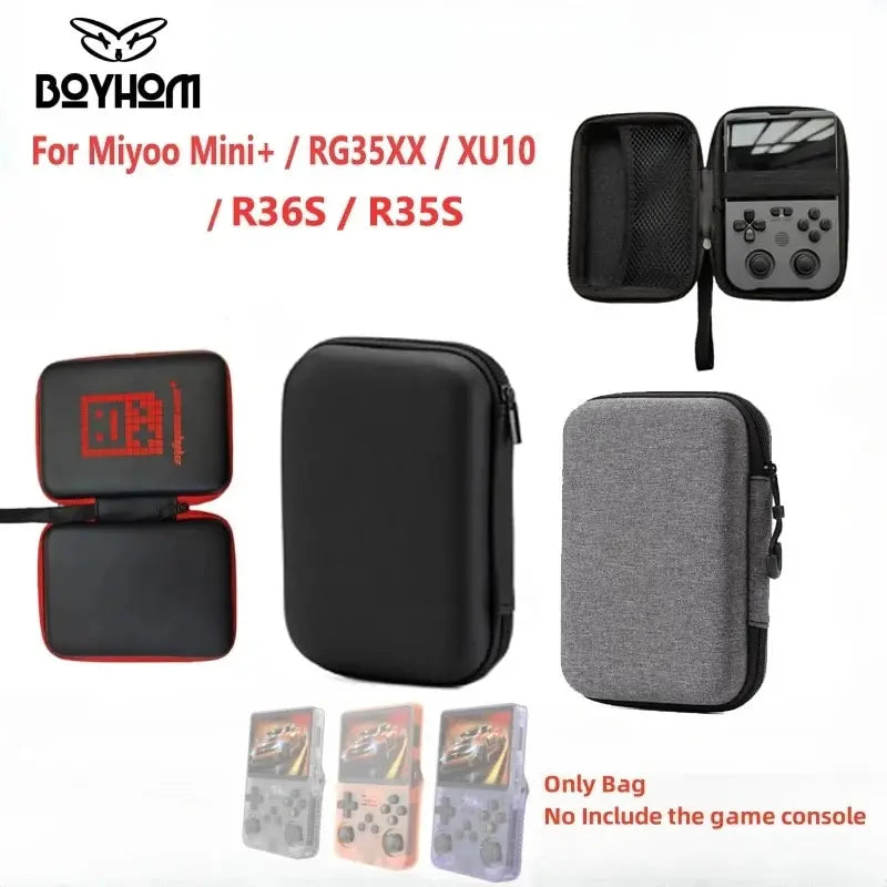 TOP Protect Game Storage Case for Miyoo Mini Plus R36S R35S Portable Storage Console Bag Carry Case for Anbernic RG35XX Plus
