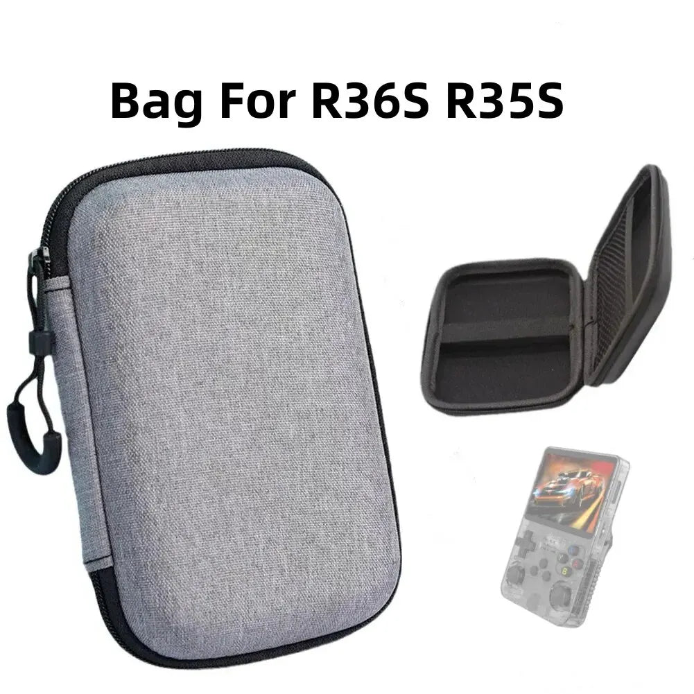 TOP Protect Game Storage Case for Miyoo Mini Plus R36S R35S Portable Storage Console Bag Carry Case for Anbernic RG35XX Plus