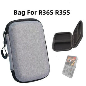 TOP Protect Game Storage Case for Miyoo Mini Plus R36S R35S Portable Storage Console Bag Carry Case for Anbernic RG35XX Plus