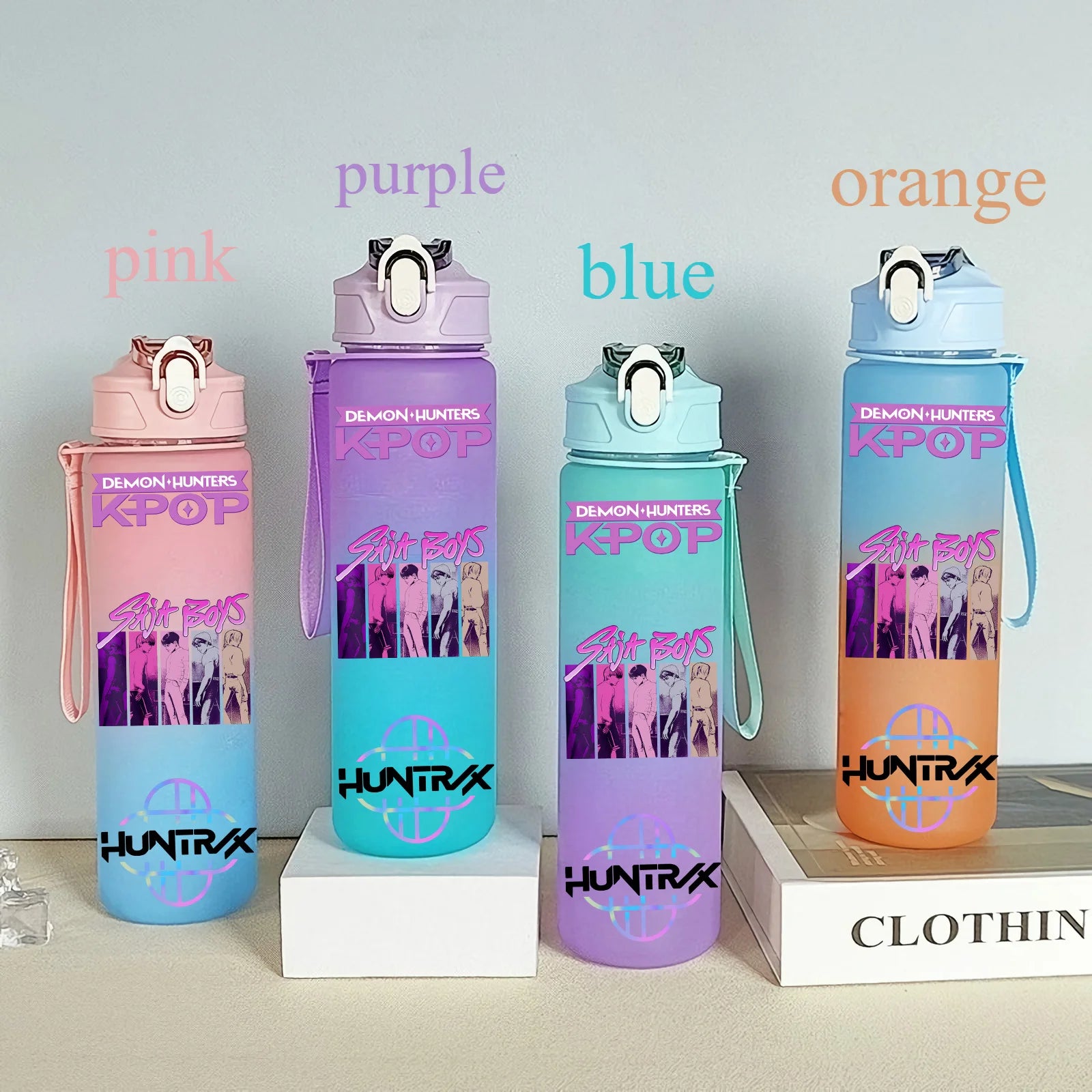 750ML  Kpop Plastic Water Cup