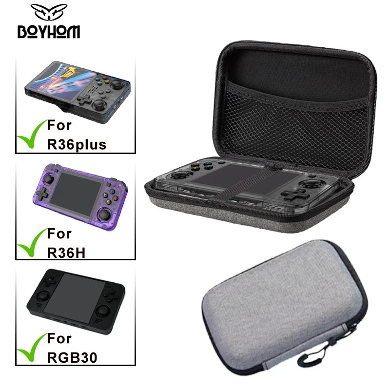 BOYHOM Professional EVA Carrying Case for R36H/R36PLUS/RGB30 - Water-Resistant Console Protector with Storage Pockets