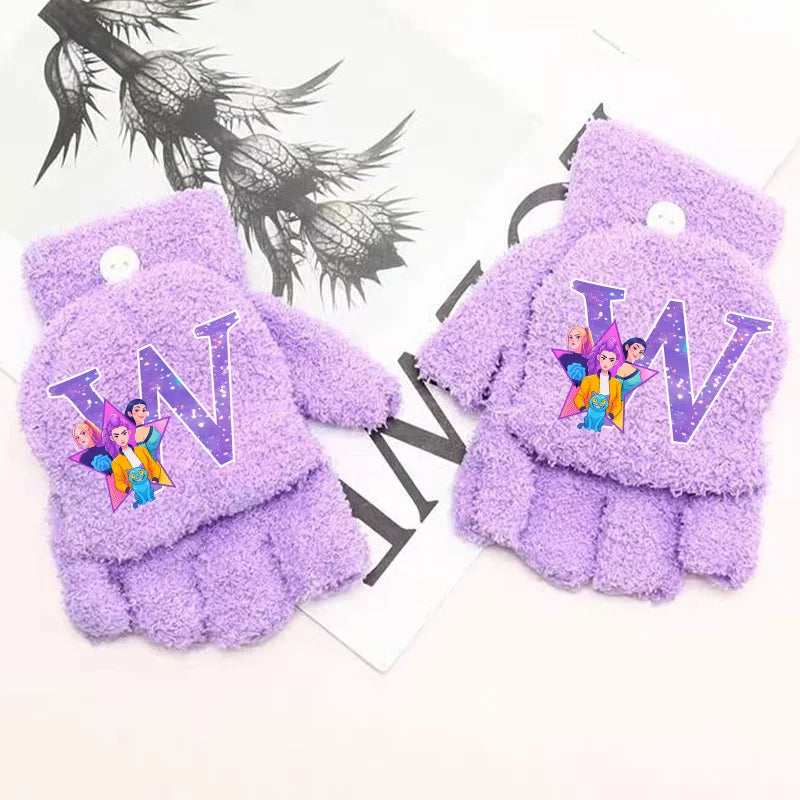 K-POP HUNTRIX LetterFlip Gloves