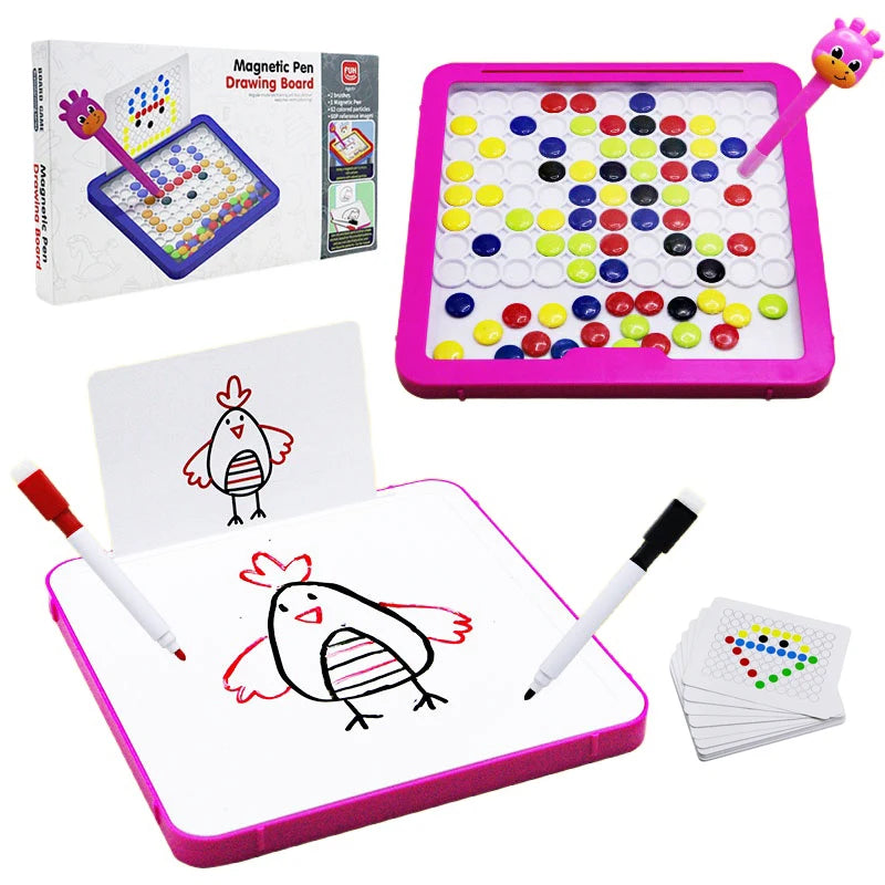 Children Magnetic Drawing Board WordPad Baby Color Graffiti Board Drawing Tool Art Educational Montessori Toy Kids Xmas Gifts