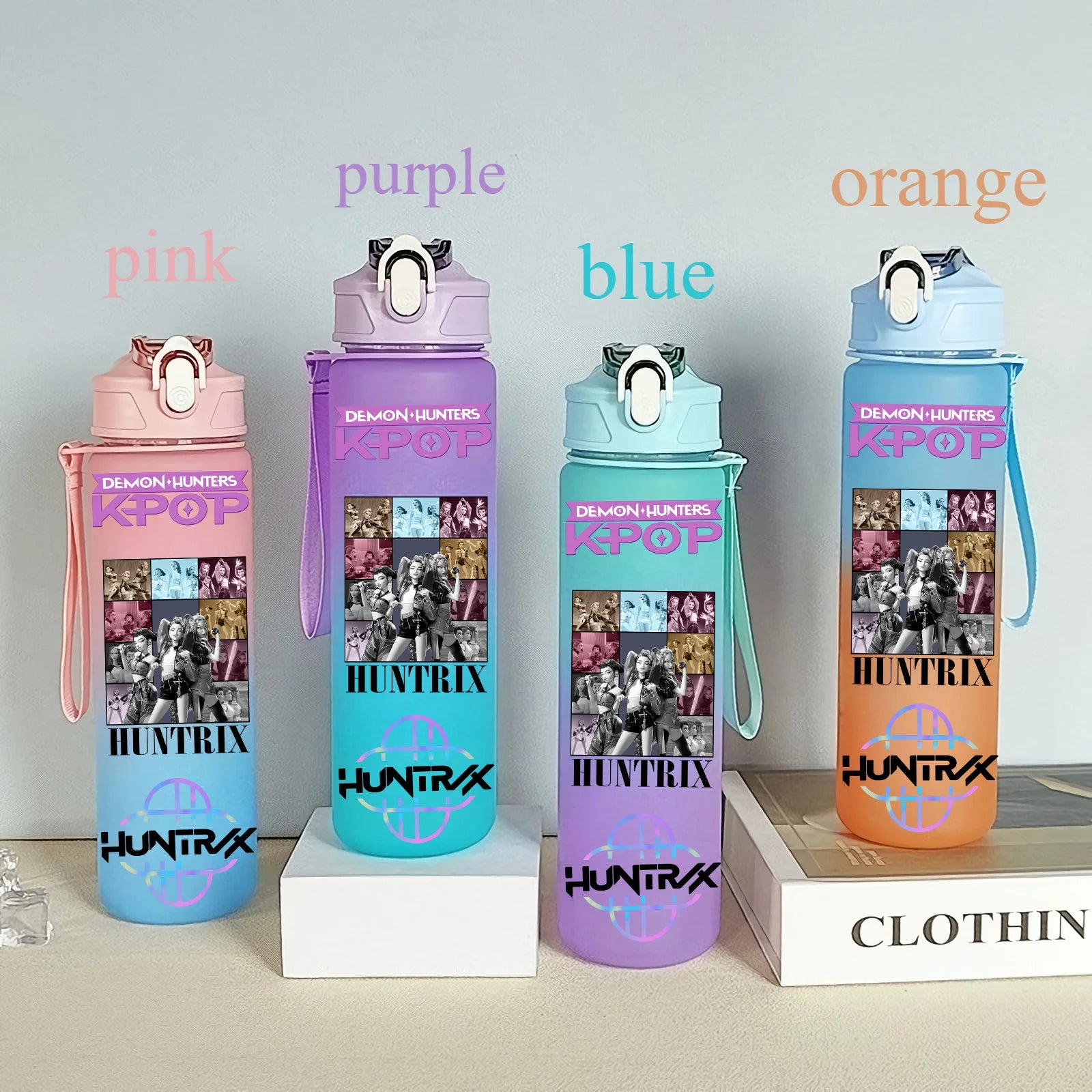 750ML  Kpop Plastic Water Cup